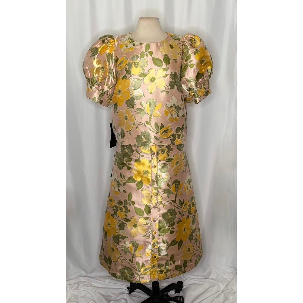 NWT! Tuckernuck POMANDER PLACE Lotus Jacquard Thea Blouse Adalyn Skirt X-Large - Picture 3 of 16